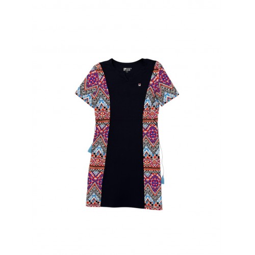 Fila Women Graphic Panel Dress – Retro Sport Streetwear Style